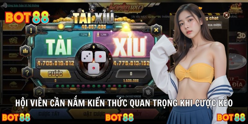 Hội viên cần nắm kiến thức quan trọng khi cược kèo